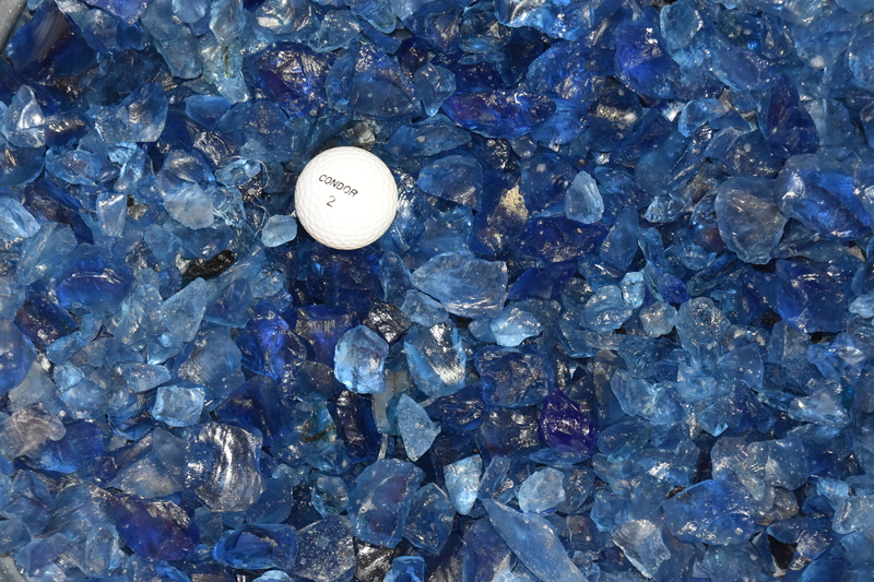 50lb bagged Crystal Blue Glass